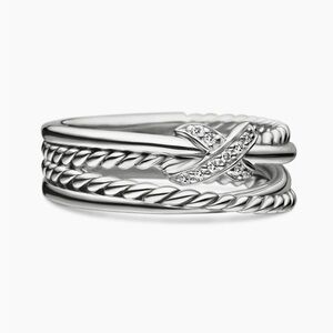X CROSSOVER BAND RING